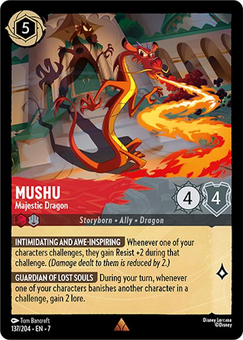 Mushu - Majestic Dragon (137/204) [Archazia's Island] - Destination Retro