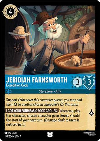 Jebidiah Farnsworth - Expedition Cook (174/204) [Archazia's Island] - Destination Retro