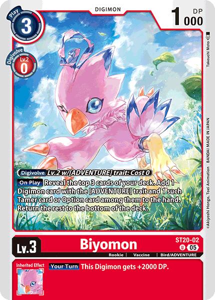 Biyomon [ST20-02] [Starter Deck: Protector of Light] - Destination Retro