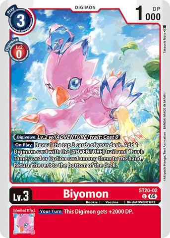 Biyomon [ST20-02] [Starter Deck: Protector of Light] - Destination Retro