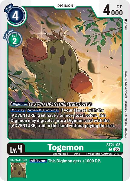 Togemon [ST21-08] [Starter Deck: Hero of Hope] - Destination Retro