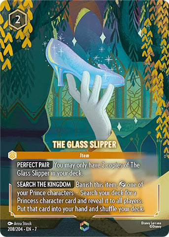 The Glass Slipper (Enchanted) (208/204) [Archazia's Island] - Destination Retro
