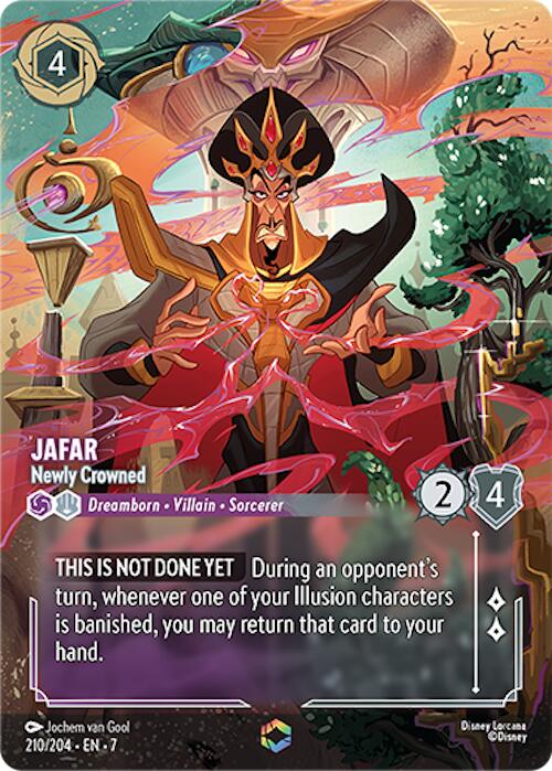Jafar - Newly Crowned (Enchanted) (210/204) [Archazia's Island] - Destination Retro