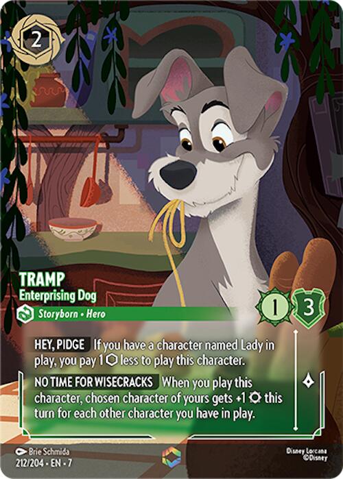 Tramp - Enterprising Dog (Enchanted) (212/204) [Archazia's Island] - Destination Retro