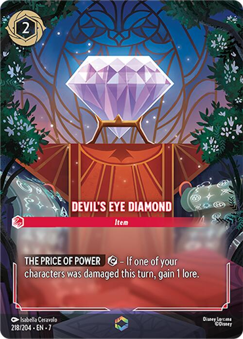 Devil's Eye Diamond (Enchanted) (218/204) [Archazia's Island] - Destination Retro