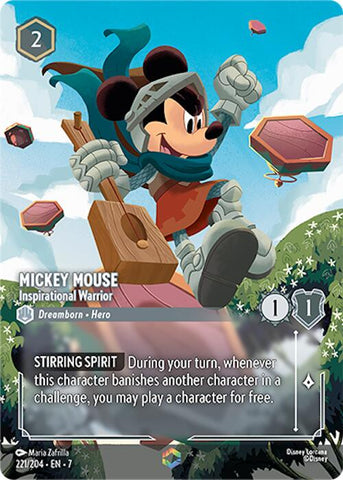 Mickey Mouse - Inspirational Warrior (Enchanted) (221/204) [Archazia's Island] - Destination Retro