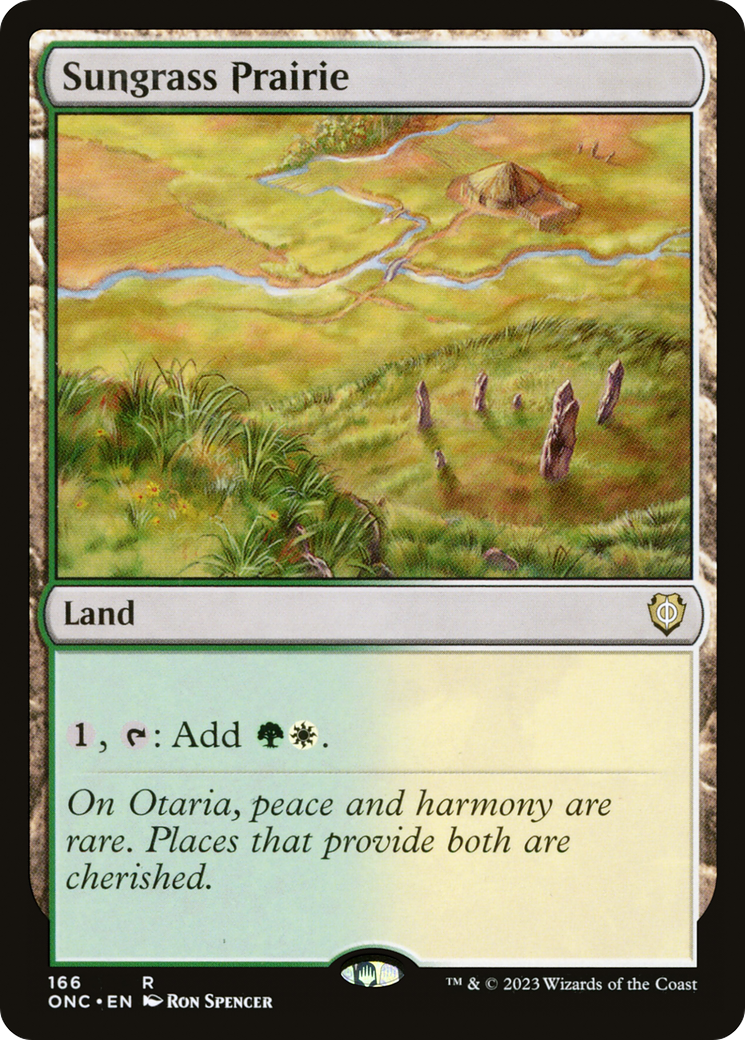 Sungrass Prairie [Phyrexia: All Will Be One Commander] - Destination Retro