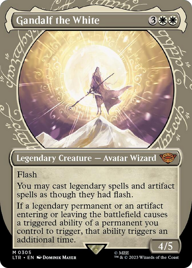 Gandalf the White (Showcase Ring Frame) [The Lord of the Rings: Tales of Middle-Earth] - Destination Retro