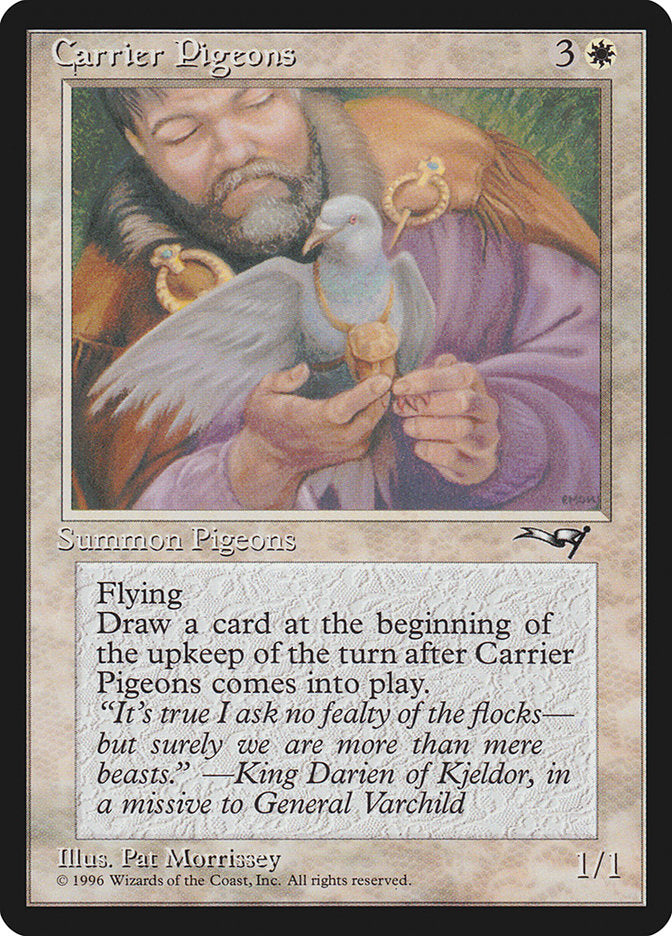 Carrier Pigeons (Holding Pigeon) [Alliances] - Destination Retro