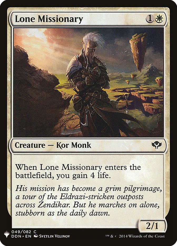 Lone Missionary [Mystery Booster] - Destination Retro