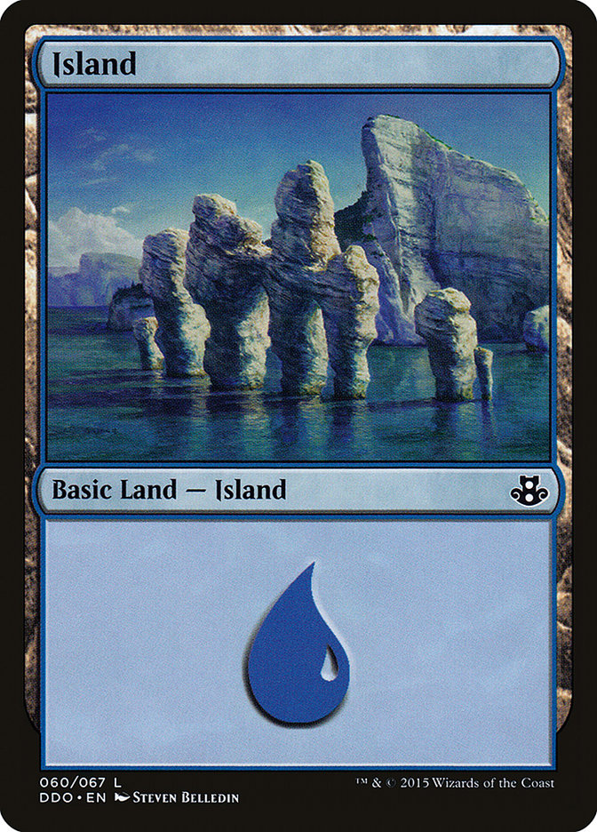 Island (60) [Duel Decks: Elspeth vs. Kiora] - Destination Retro