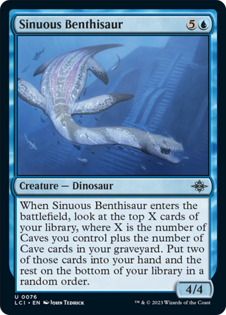 Sinuous Benthisaur [The Lost Caverns of Ixalan] - Destination Retro