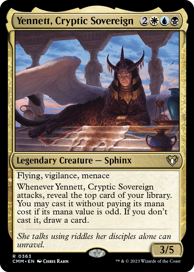 Yennett, Cryptic Sovereign [Commander Masters] - Destination Retro