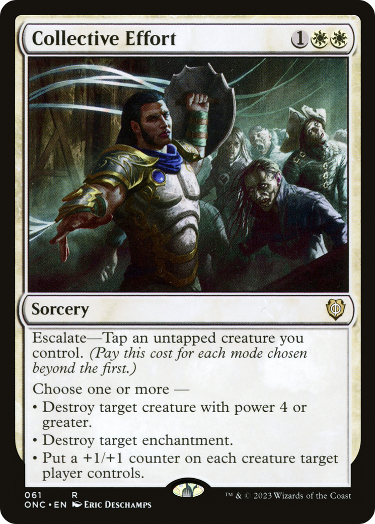 Collective Effort [Phyrexia: All Will Be One Commander] - Destination Retro