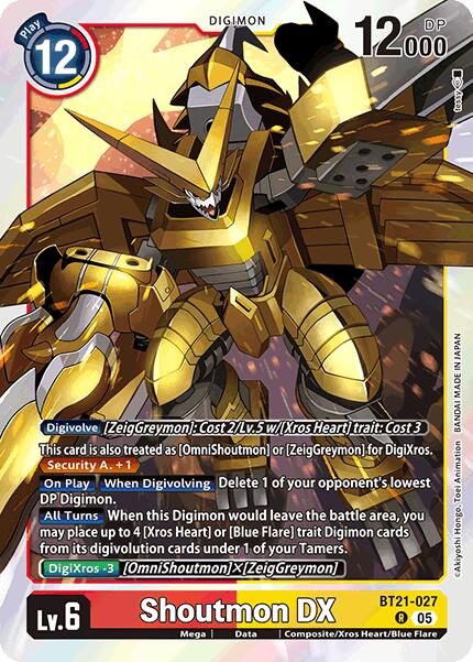 Shoutmon DX [BT21-027] [World Convergence] - Destination Retro
