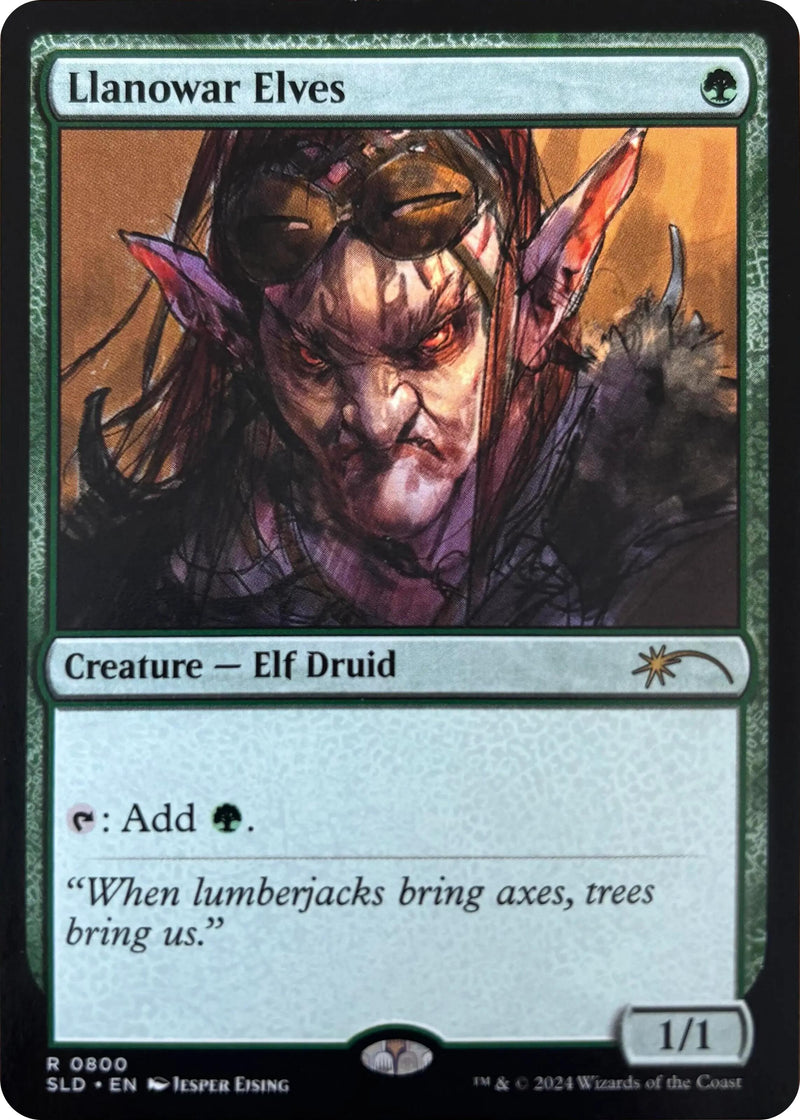 Llanowar Elves (0800) [Secret Lair Drop Series] - Destination Retro