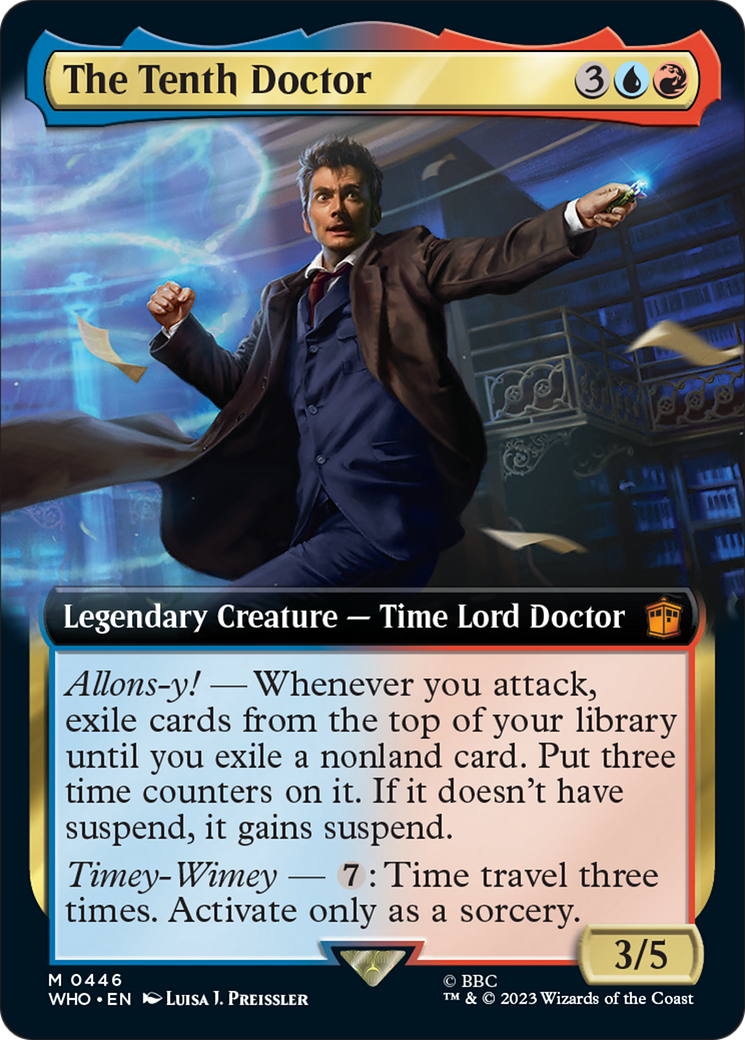 The Tenth Doctor (Extended Art) [Doctor Who] - Destination Retro
