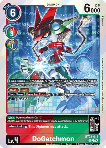 DoGatchmon [BT21-018] [World Convergence] - Destination Retro