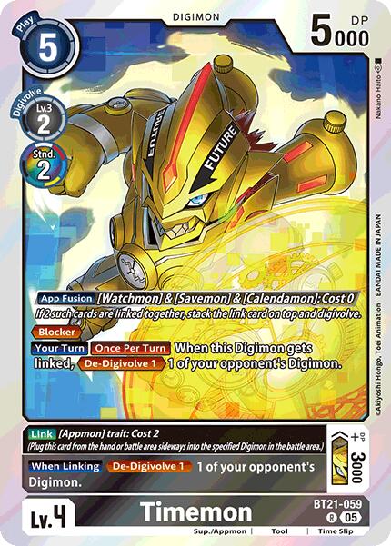 Timemon [BT21-059] [World Convergence] - Destination Retro