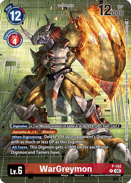 WarGreymon [P-182] (BT-21: Illustration Celebration Pack) [World Convergence] - Destination Retro