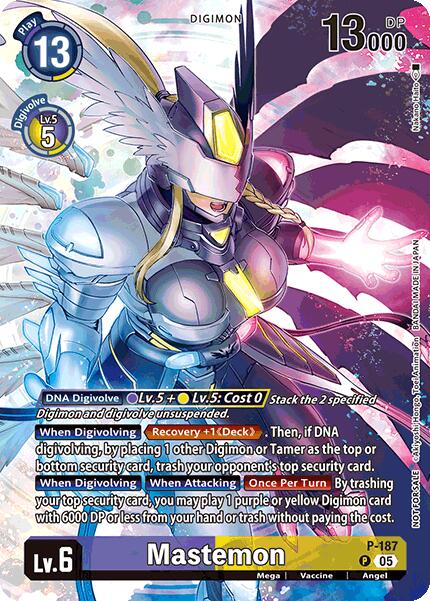Mastemon [P-187] (BT-21: Illustration Celebration Pack) [World Convergence] - Destination Retro