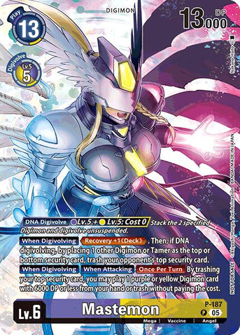 Mastemon [P-187] (BT-21: Illustration Celebration Pack) [World Convergence] - Destination Retro