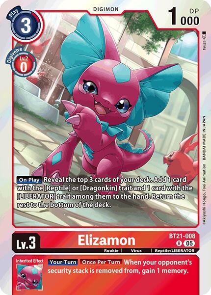 Elizamon [BT21-008] [World Convergence] - Destination Retro