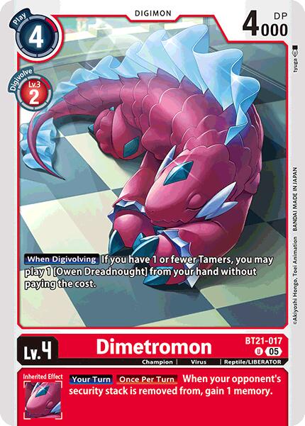 Dimetromon [BT21-017] [World Convergence] - Destination Retro