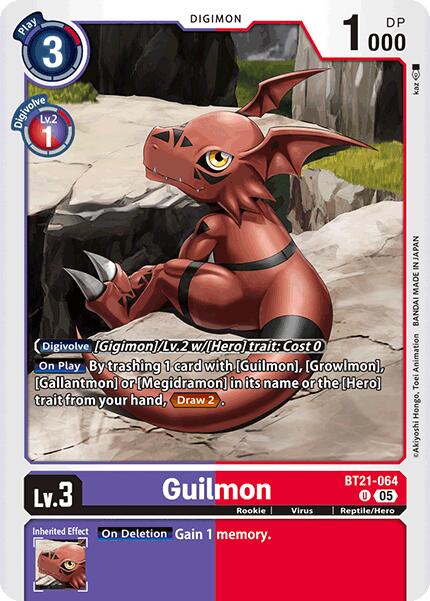 Guilmon [BT21-064] [World Convergence] - Destination Retro