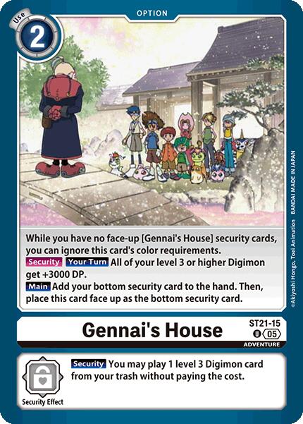Gennai's House [ST21-15] [Starter Deck: Hero of Hope] - Destination Retro