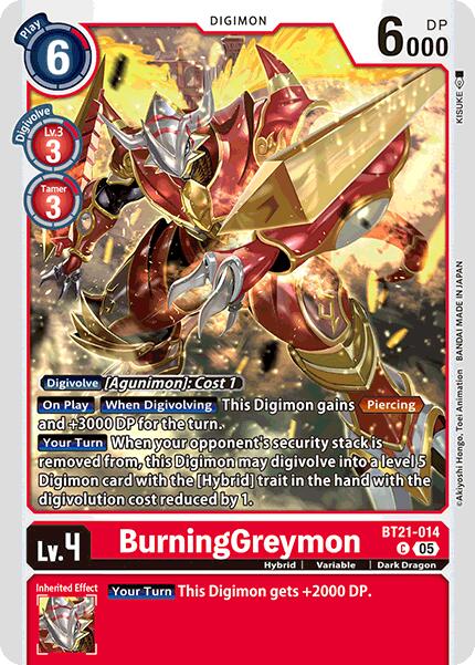 BurningGreymon [BT21-014] [World Convergence] - Destination Retro