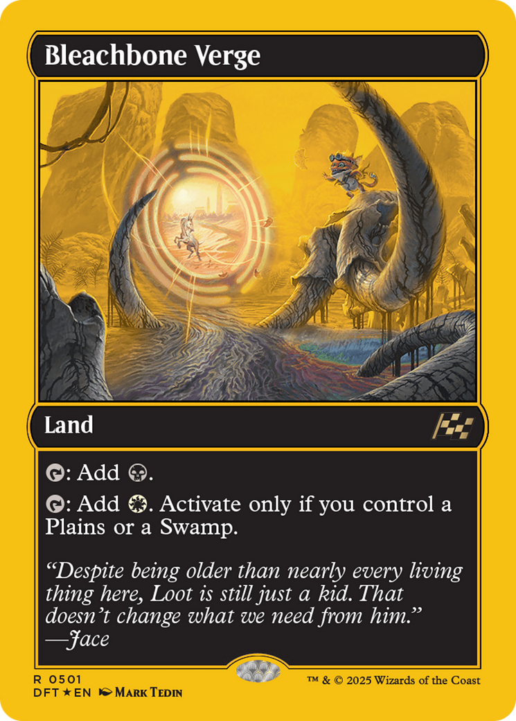 Bleachbone Verge (First-Place Foil) [Aetherdrift] - Destination Retro