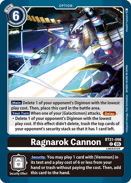 Ragnarok Cannon [BT21-098] [World Convergence] - Destination Retro