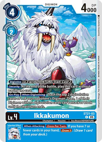Ikkakumon [ST21-03] [Starter Deck: Hero of Hope] - Destination Retro