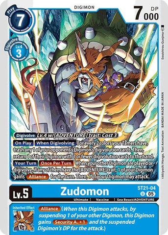Zudomon [ST21-04] [Starter Deck: Hero of Hope] - Destination Retro