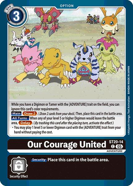 Our Courage United [ST20-14] [Starter Deck: Protector of Light] - Destination Retro