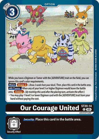 Our Courage United [ST20-14] [Starter Deck: Protector of Light] - Destination Retro