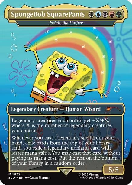 SpongeBob SquarePants - Jodah, the Unifier [Secret Lair Drop Series] - Destination Retro