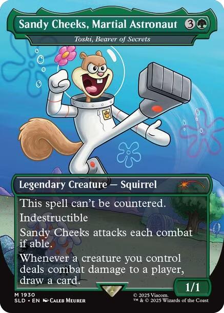 Sandy Cheeks, Martial Astronaut - Toski, Bearer of Secrets [Secret Lair Drop Series] - Destination Retro