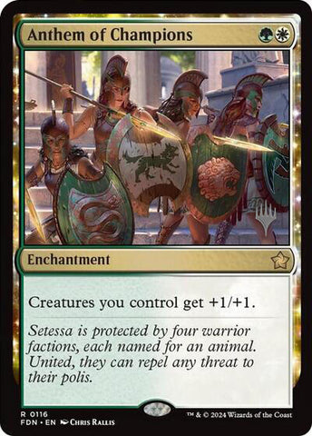 Anthem of Champions (Promo Pack) [Foundations Promos] - Destination Retro