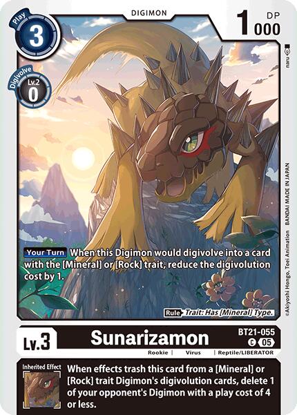Sunarizamon [BT21-055] [World Convergence] - Destination Retro