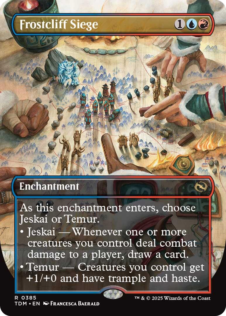 Frostcliff Siege (Borderless) [Tarkir: Dragonstorm] - Destination Retro
