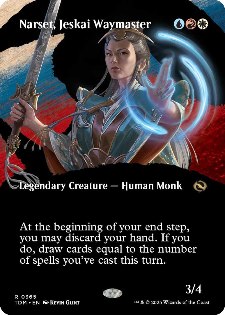 Narset, Jeskai Waymaster (Borderless) [Tarkir: Dragonstorm] - Destination Retro