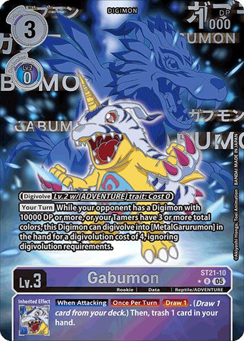 Gabumon [ST21-10] (Rare Pull) [Starter Deck: Hero of Hope] - Destination Retro