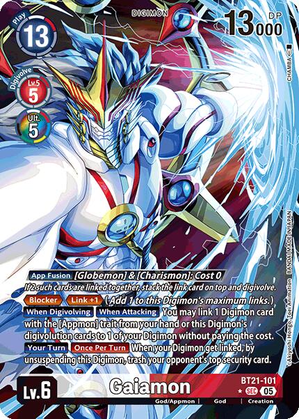 Gaiamon [BT21-101] (Alternate Art) [World Convergence] - Destination Retro