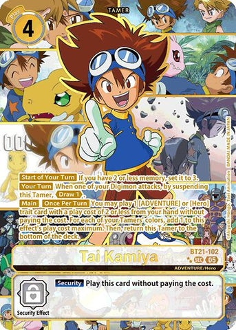 Tai Kamiya [BT21-102] (Rare Pull) [World Convergence] - Destination Retro