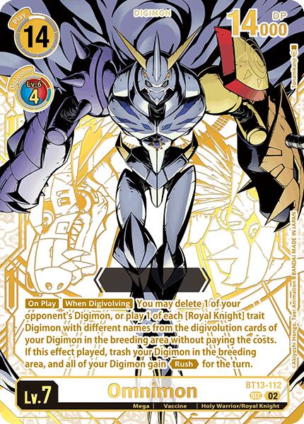 Omnimon [BT13-112] (Serial Numbered) [World Convergence] - Destination Retro