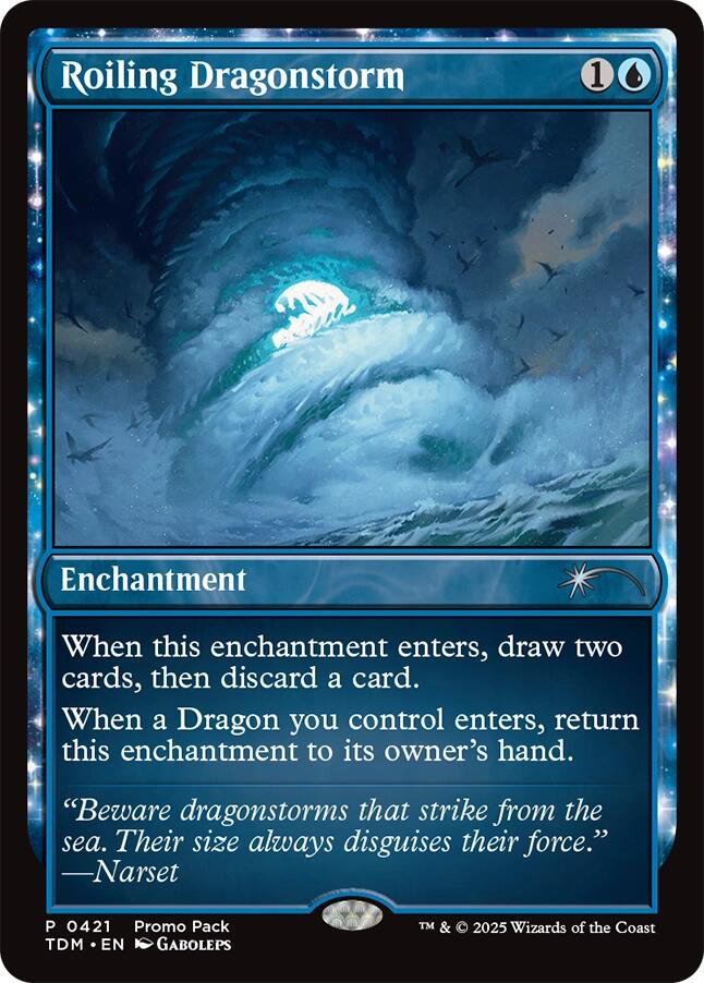 Roiling Dragonstorm (Promo Pack) [Tarkir: Dragonstorm Promos] - Destination Retro