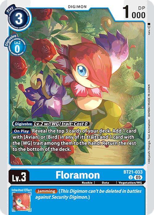 Floramon [BT21-033] [World Convergence] - Destination Retro