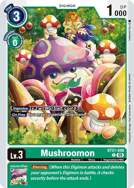 Mushroomon [BT21-048] [World Convergence] - Destination Retro